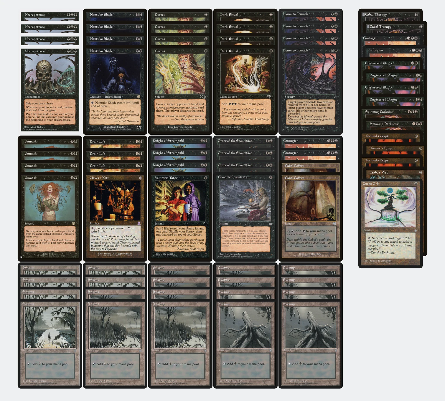 Necro Scarwood decklist