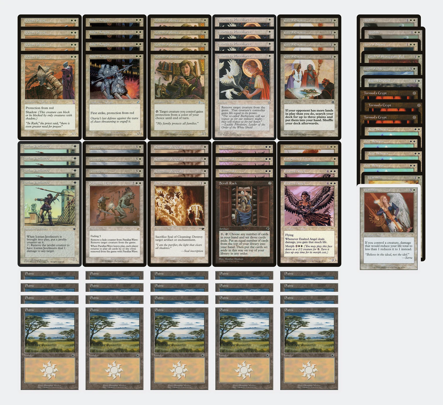 White Weenie Scarwood decklist